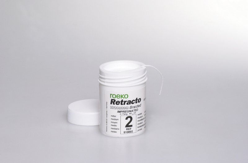 Roeko Retracto Cord Braided Non-Impregnated - 225cm 00 / X-fine - DMI Dental Supplies Ireland - Next Day Delivery