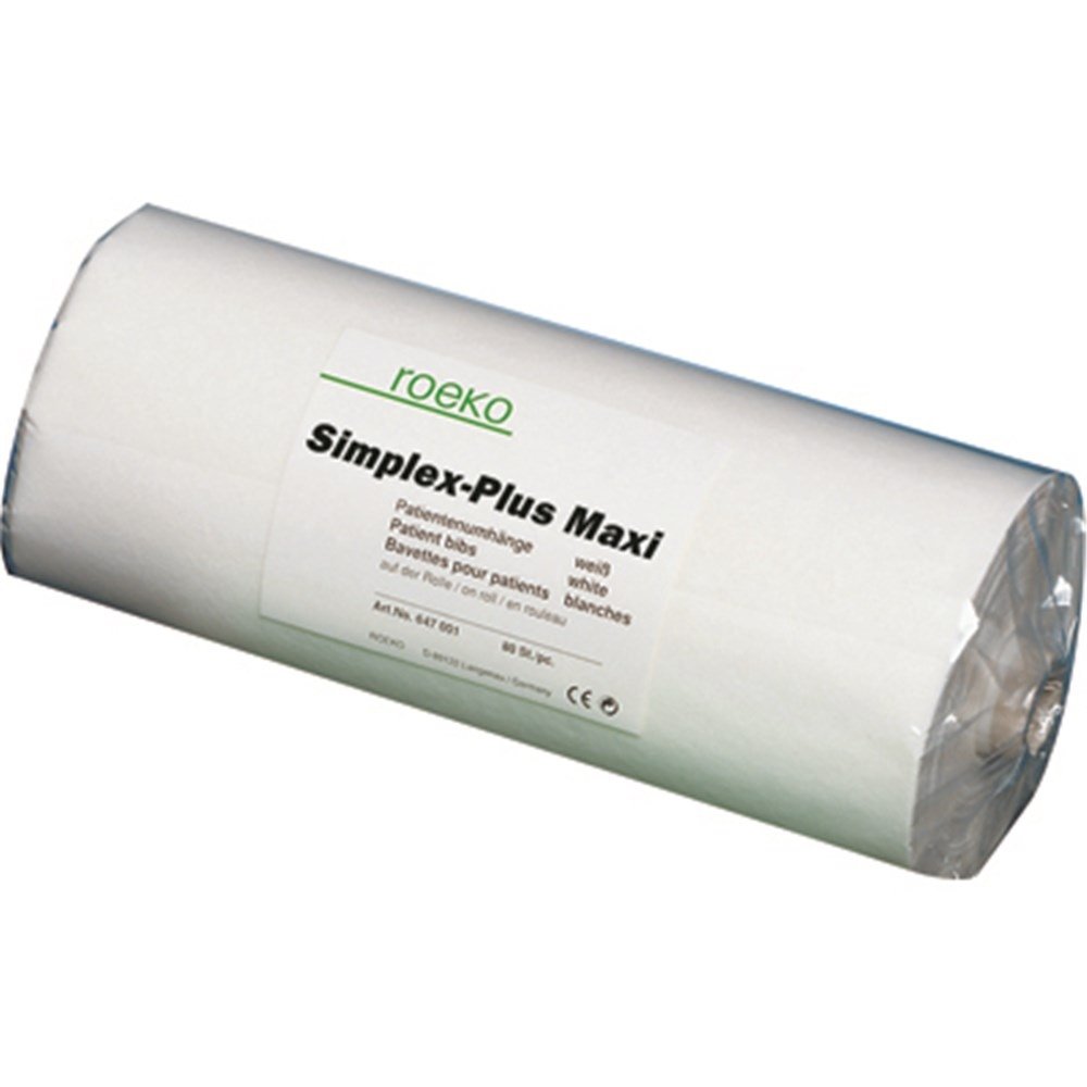 Roeko Simplex Bib Roll     White - DMI Dental Supplies Ireland - Next Day Delivery