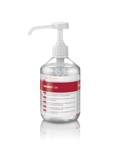 OCC Oromed Surgical Hand Gel Pump - DMI Ireland's Leading Dental Supplier - Next Day Delivery