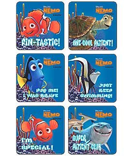 Medibadge Finding Nemo Stickers 75pk - DMI Ireland's Leading Dental Supplier - Next Day Delivery