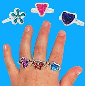 Medibadge Glitter Rings 144pk - DMI Ireland's Leading Dental Supplier - Next Day Delivery