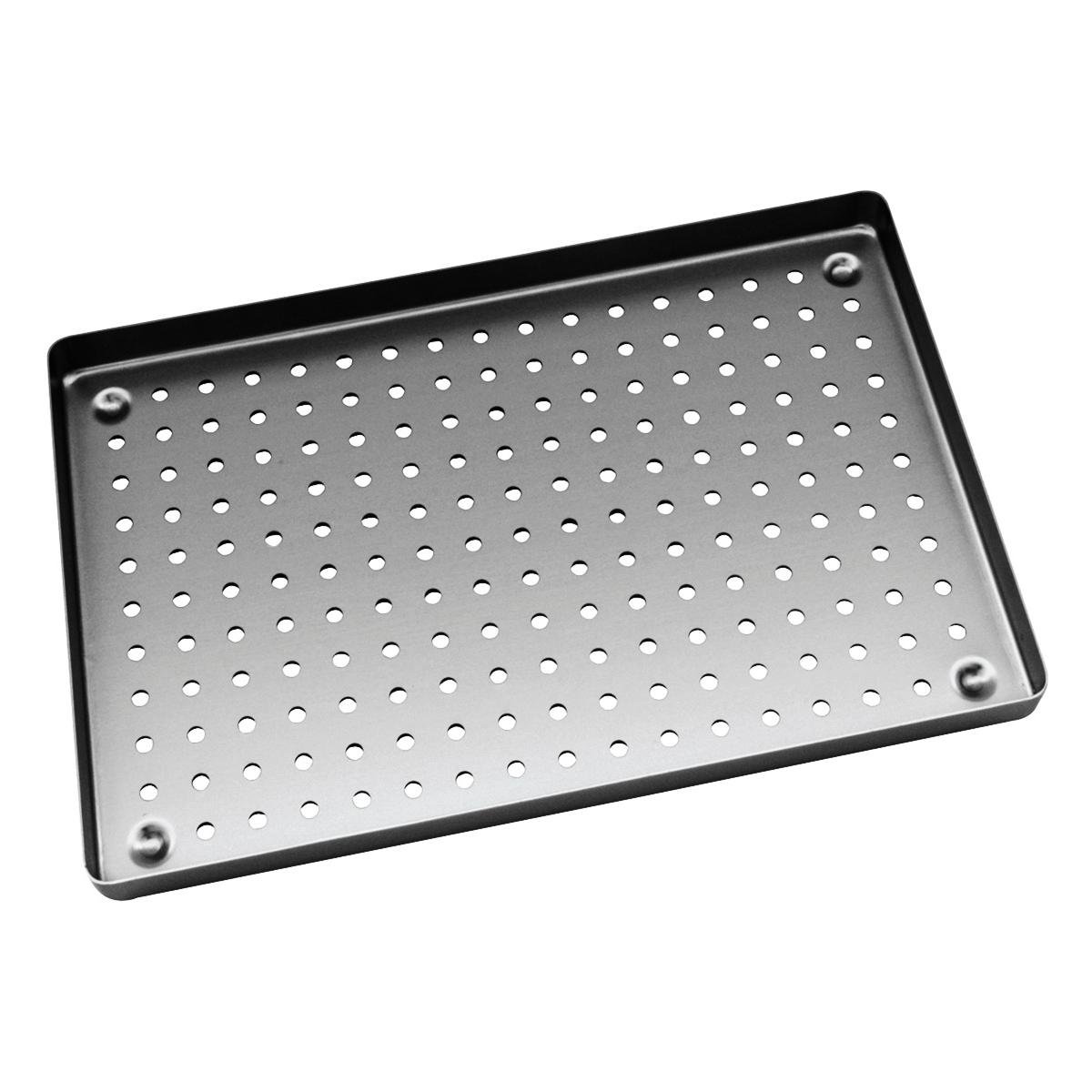 Nichrominox Perforated Aluminium Instrument Tray Silver - DMI Dental Consumables Ireland - Next Day Delivery