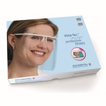 Polydentia Vista-Tec Visor Clips Pk 10 Pk10 - DMI Dental Supplies Ireland - Next Day Delivery