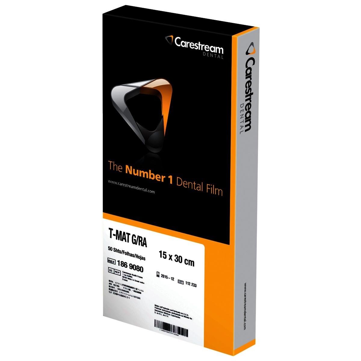 Carestream X-Ray T-Mat G/RA - Pack of 50 15 x 30cm - DMI Dental Supplies Ireland - Next Day Delivery