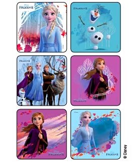 Medibadge Frozen 2 Stickers 75pk - DMI Ireland's Leading Dental Supplier - Next Day Delivery