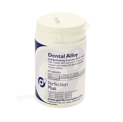 Perfection Plus Alloy 44.5% - 50pk 2 Spill - DMI Dental Supplies Ireland - Next Day Delivery