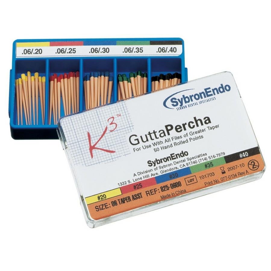 Sybron Endo K3 GP Points .04 Taper 50pk 20