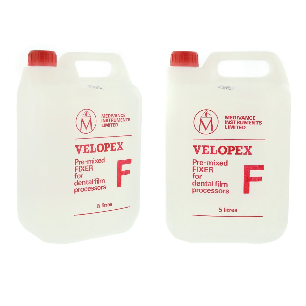 Velopex X-Ray Fixer 2 x 5L - DMI Ireland's Leading Dental Supplier - Next Day Delivery